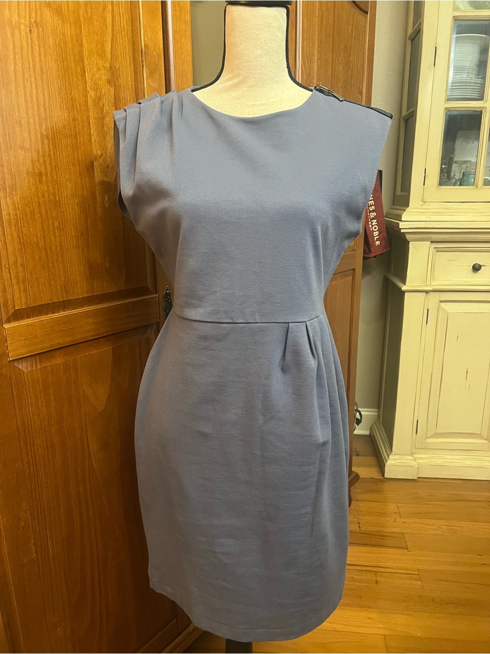 Banana Republic Sleeveless Midi Dress in Slate Blue